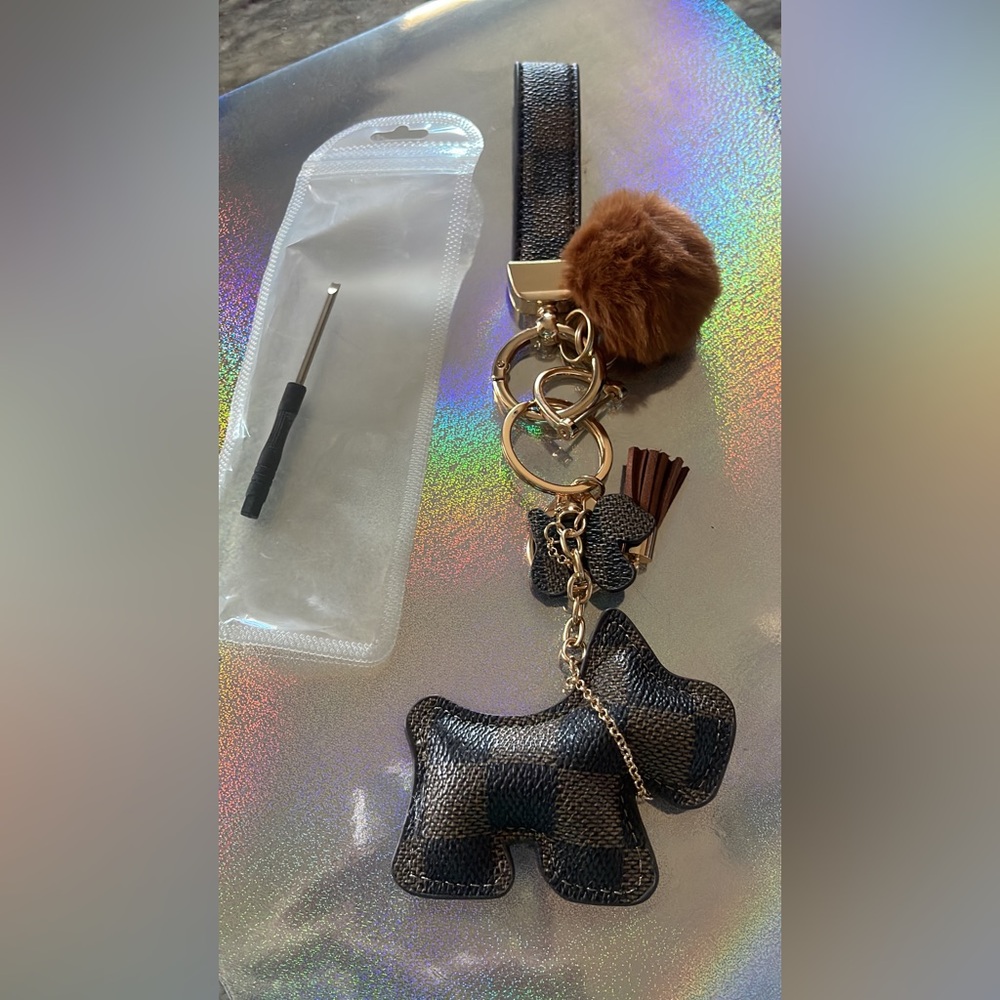 Dog Dual Keychain